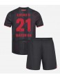 Billige Bayer Leverkusen Lucas Vazquez #21 Hjemmedraktsett Barn 2025-26 Kortermet (+ Korte bukser)